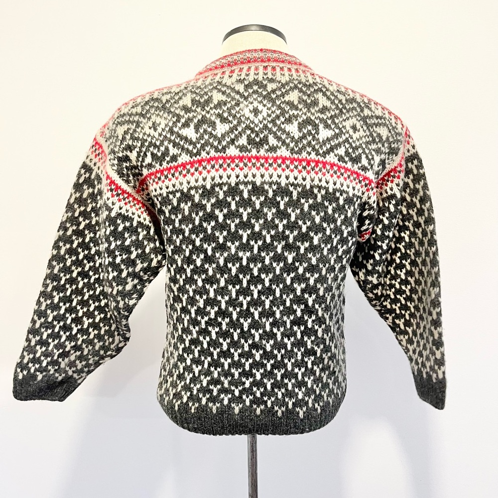 Vintage Bosselini Sport Wool Sweater Retro Alpine Knitwear Nordic Après-Ski s - Picture 5 of 10